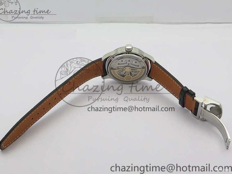 MIROTIME 0216 Portugieser Perpetual Calendar IW503301 V9F 1:1 Best Edition Silver Dial on Black Leather Strap A EyeCatching 7116